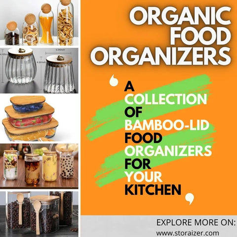 Organic food organizers collection