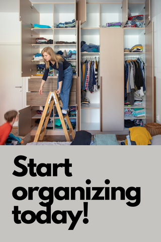 start organizing your home tody.