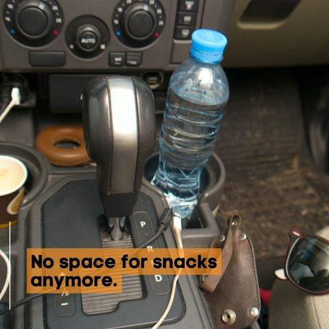 snacks dilemma in a car mess