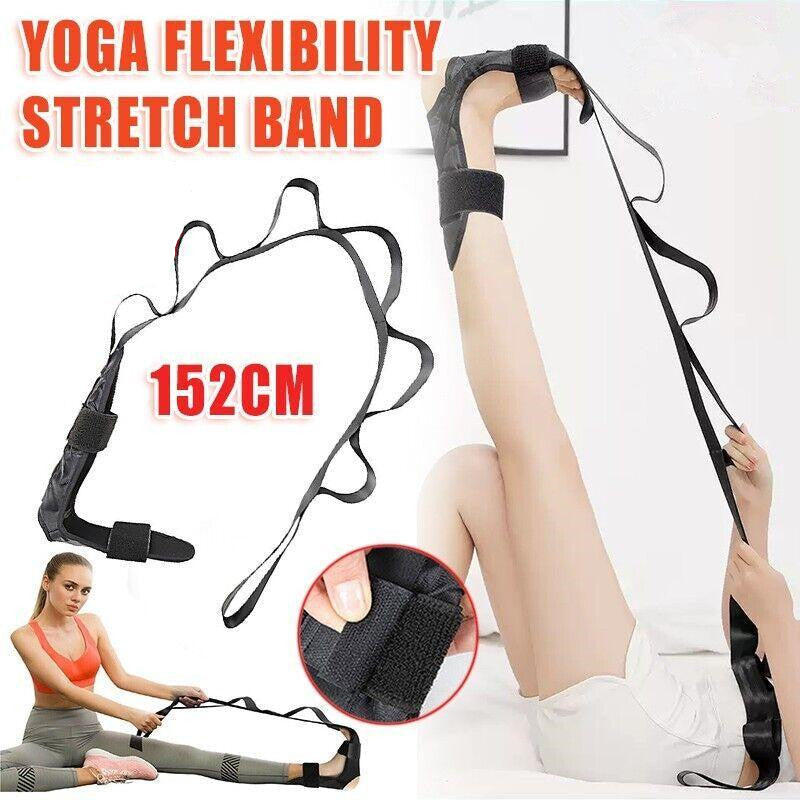 Yoga Flexibility Stretch Band Leg Fascia Stretcher Strap Ballet