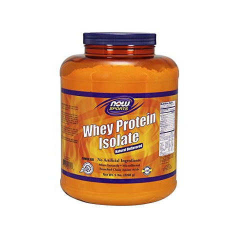 NOW Sports Whey Protein Isolate, 5-pound