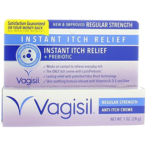 Vagisil Anti-Itch Creme Original Strength 1 oz (Pack of 5)