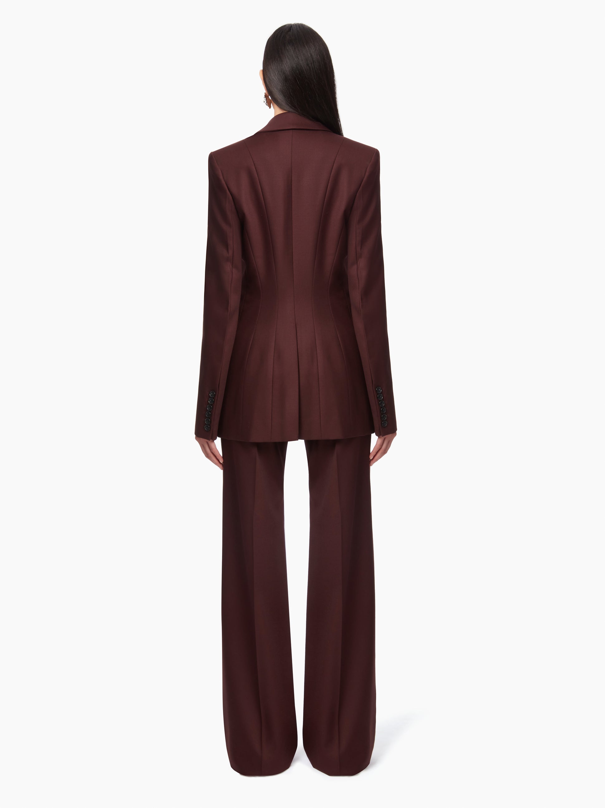 WIDE LEG WOOL GABARDINE PANTS - Nina Ricci