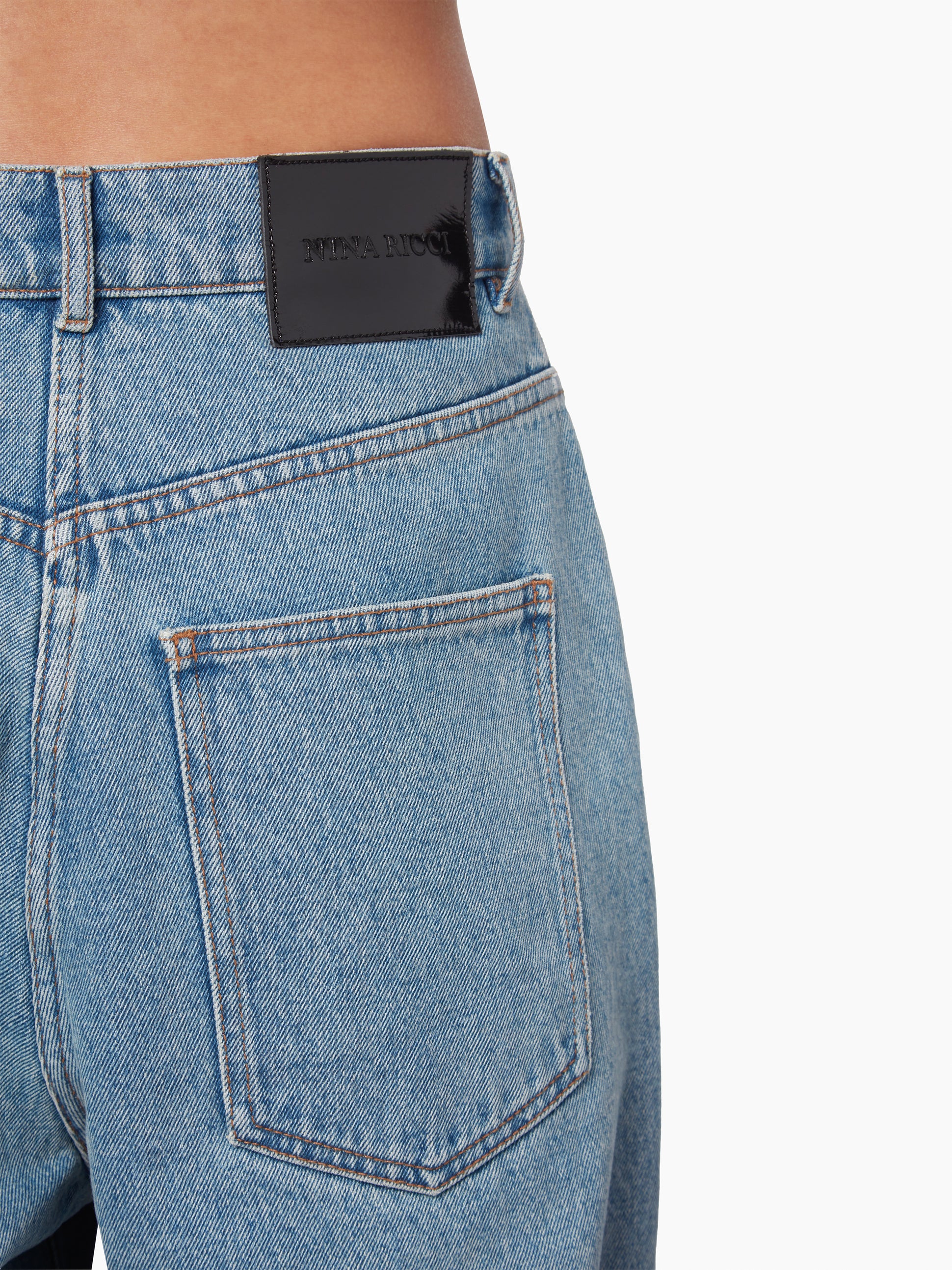 BOYFRIEND DENIM PANTS IN BLUE - Nina Ricci