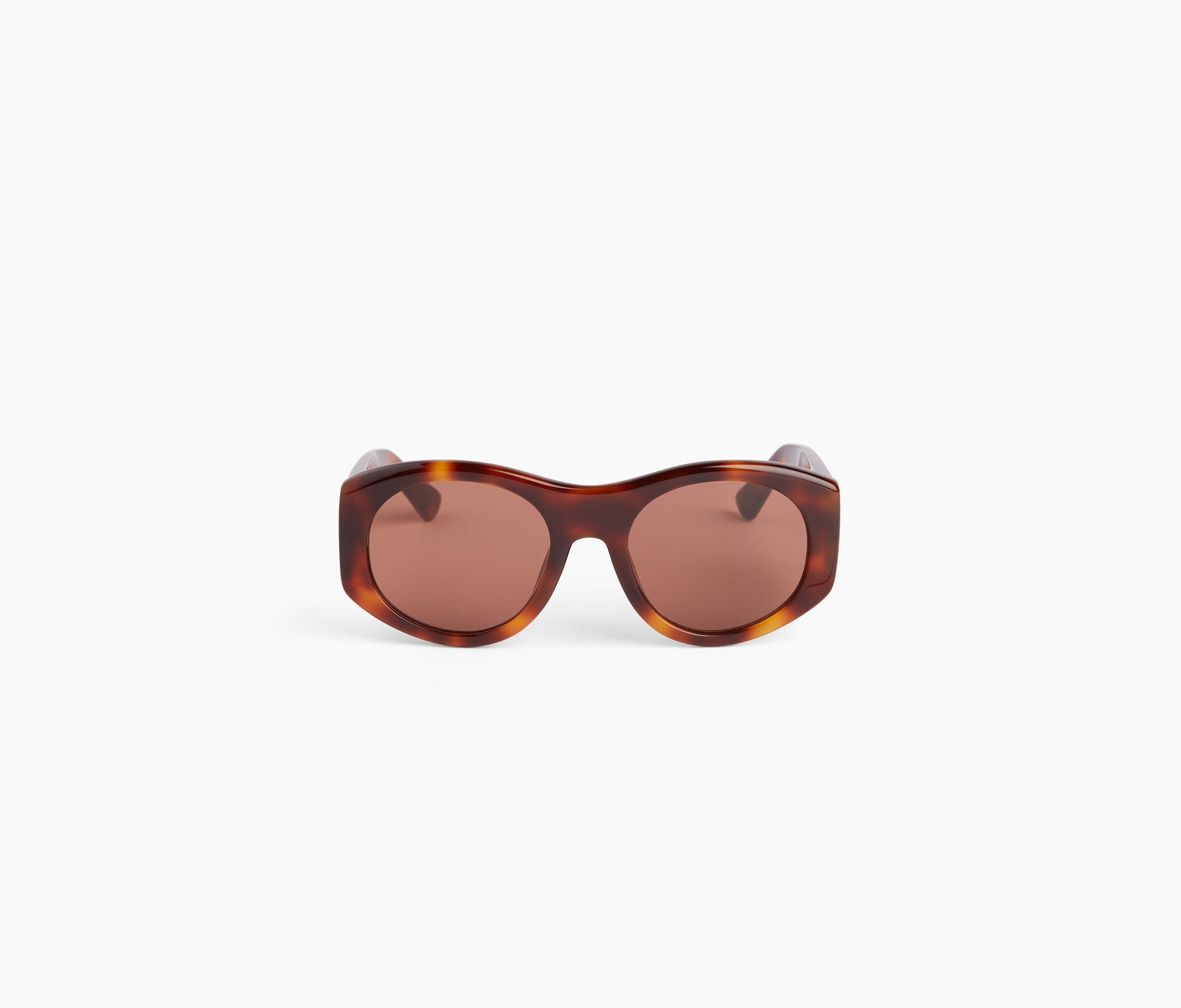 Full Moon round shiny havana Sunglasses TU