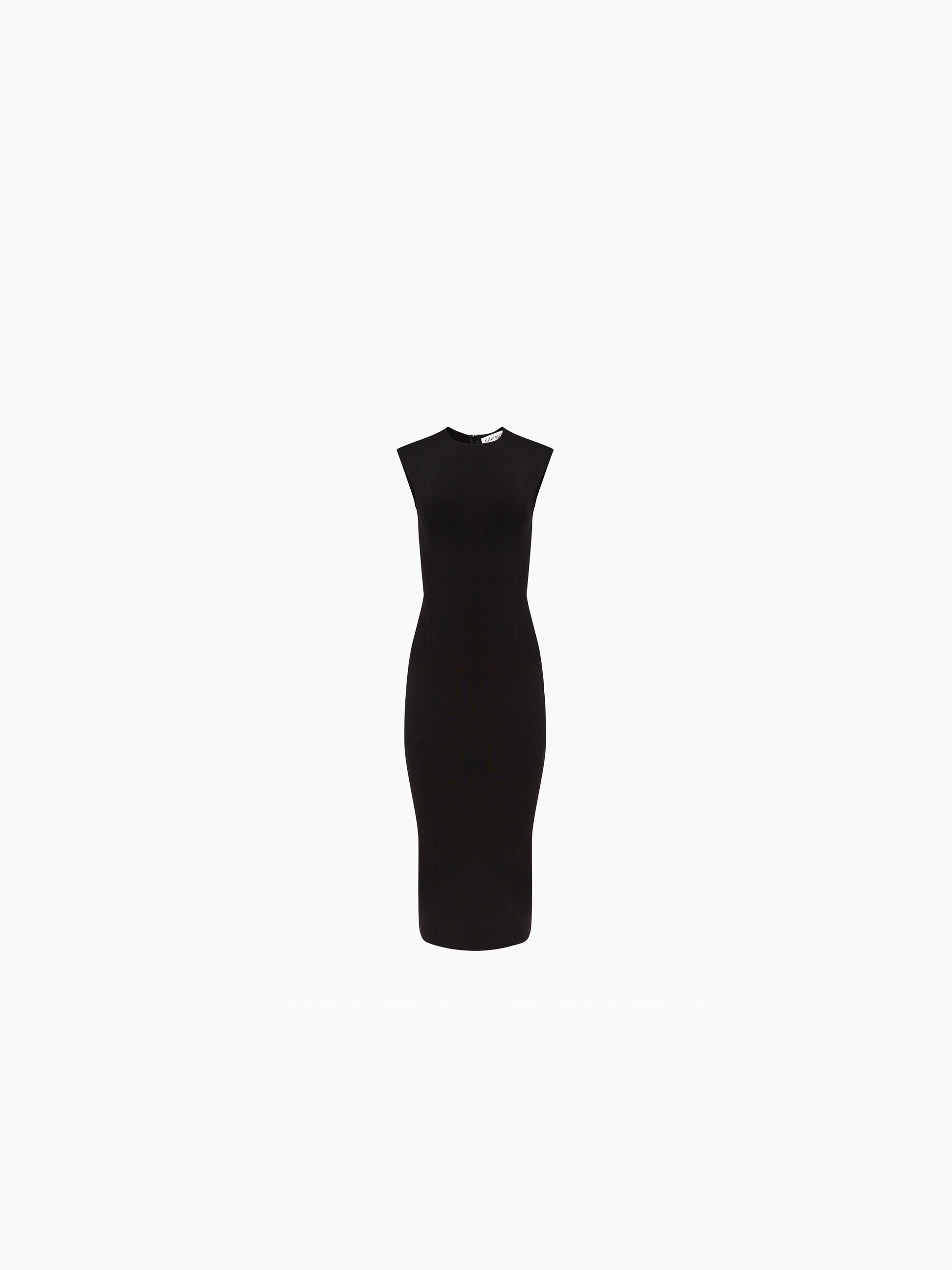 Long sleeveless dress in black - Nina Ricci