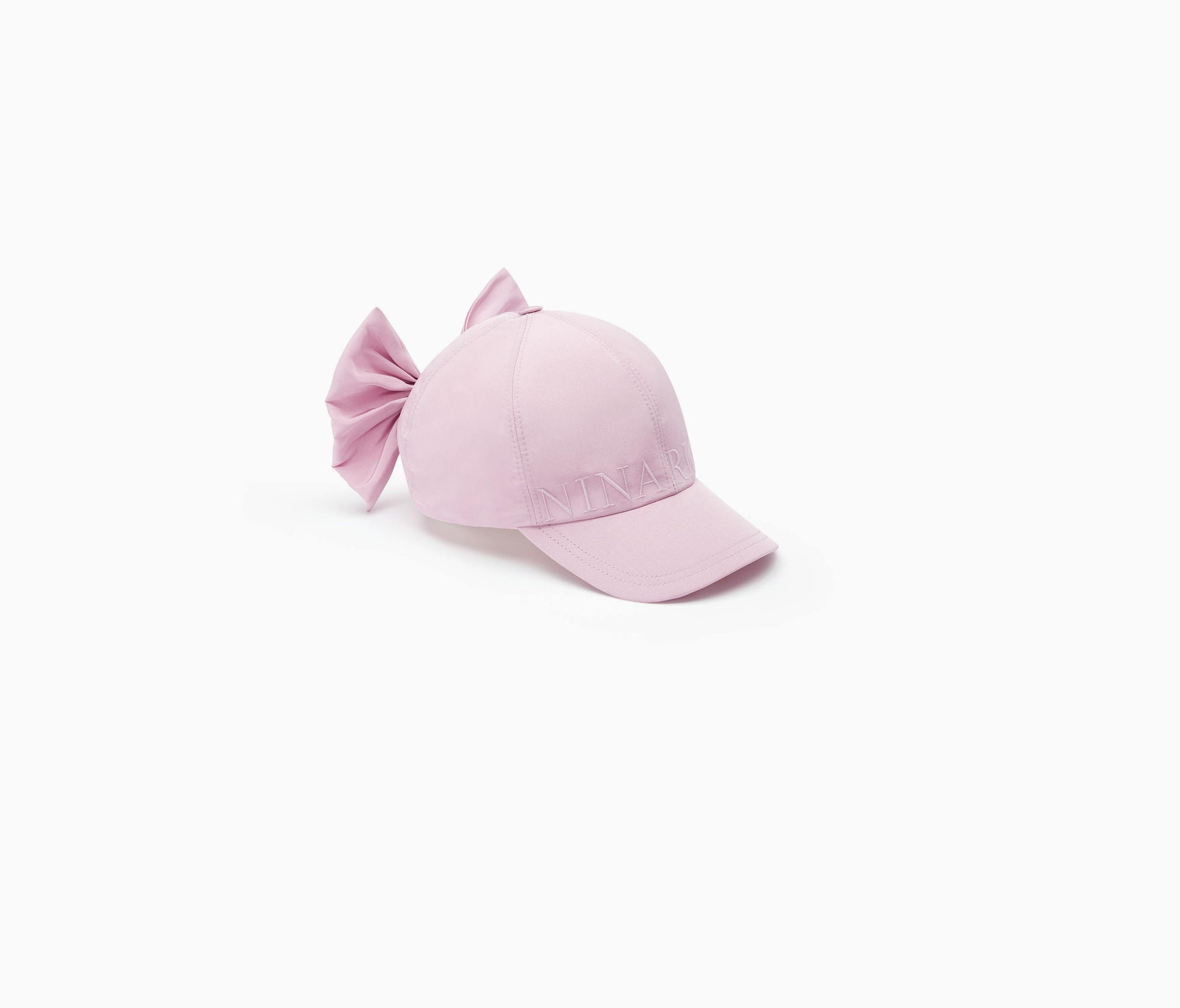 CASQUETTE EN TAFFETAS AVEC NŒUD TU