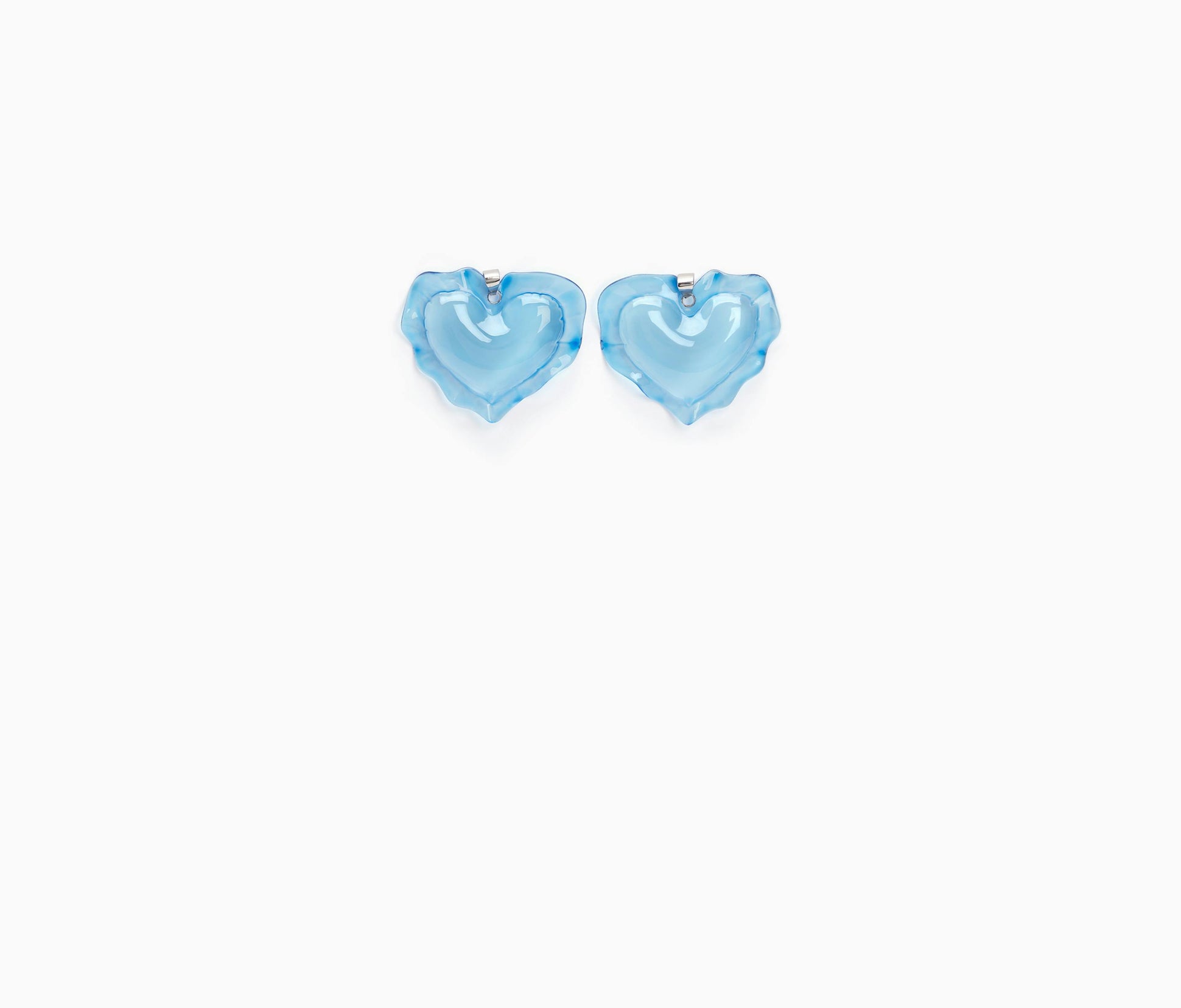 CUSHION HEART EARRINGS TU