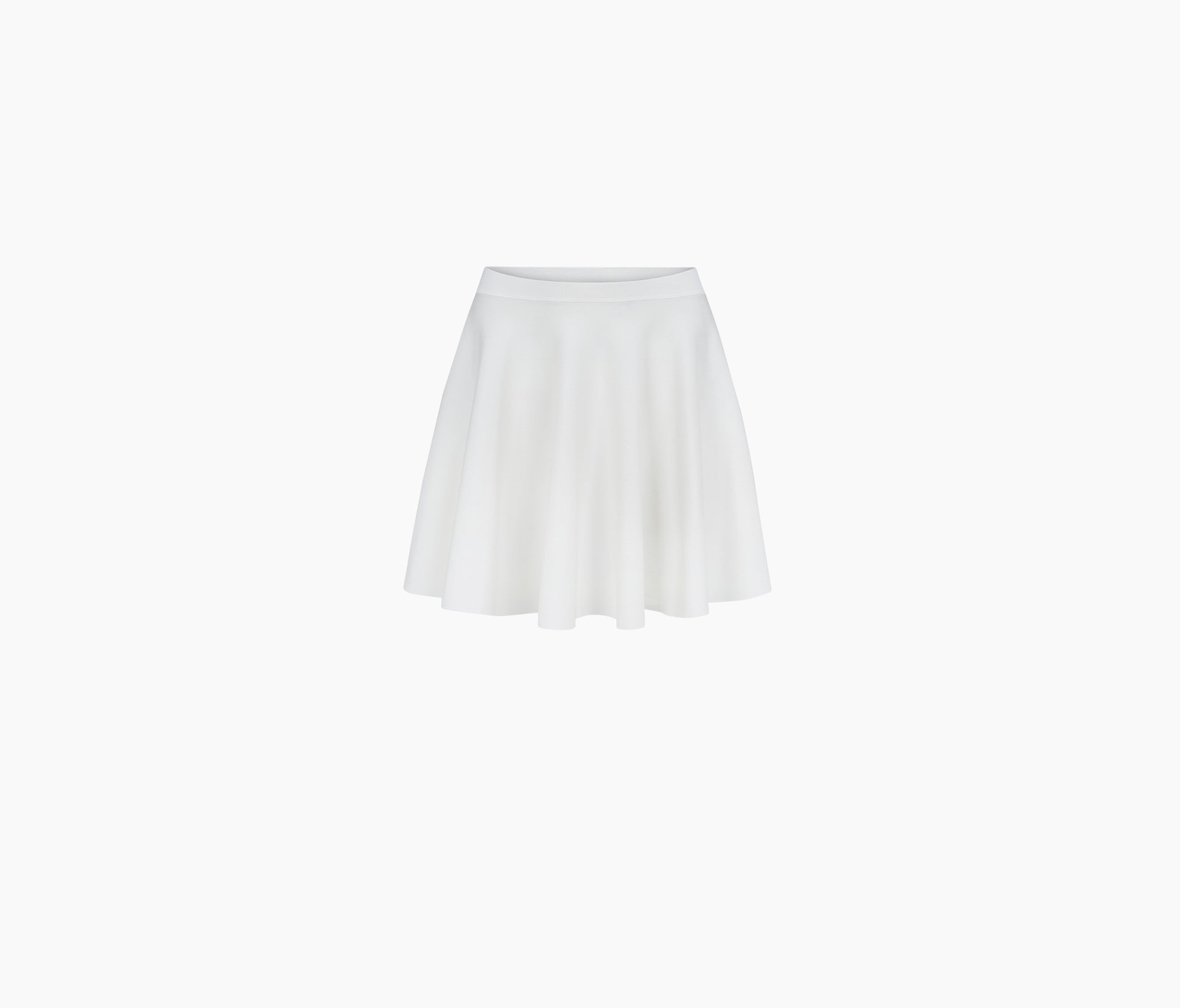 MINI COTTON FLARED SKIRT XS