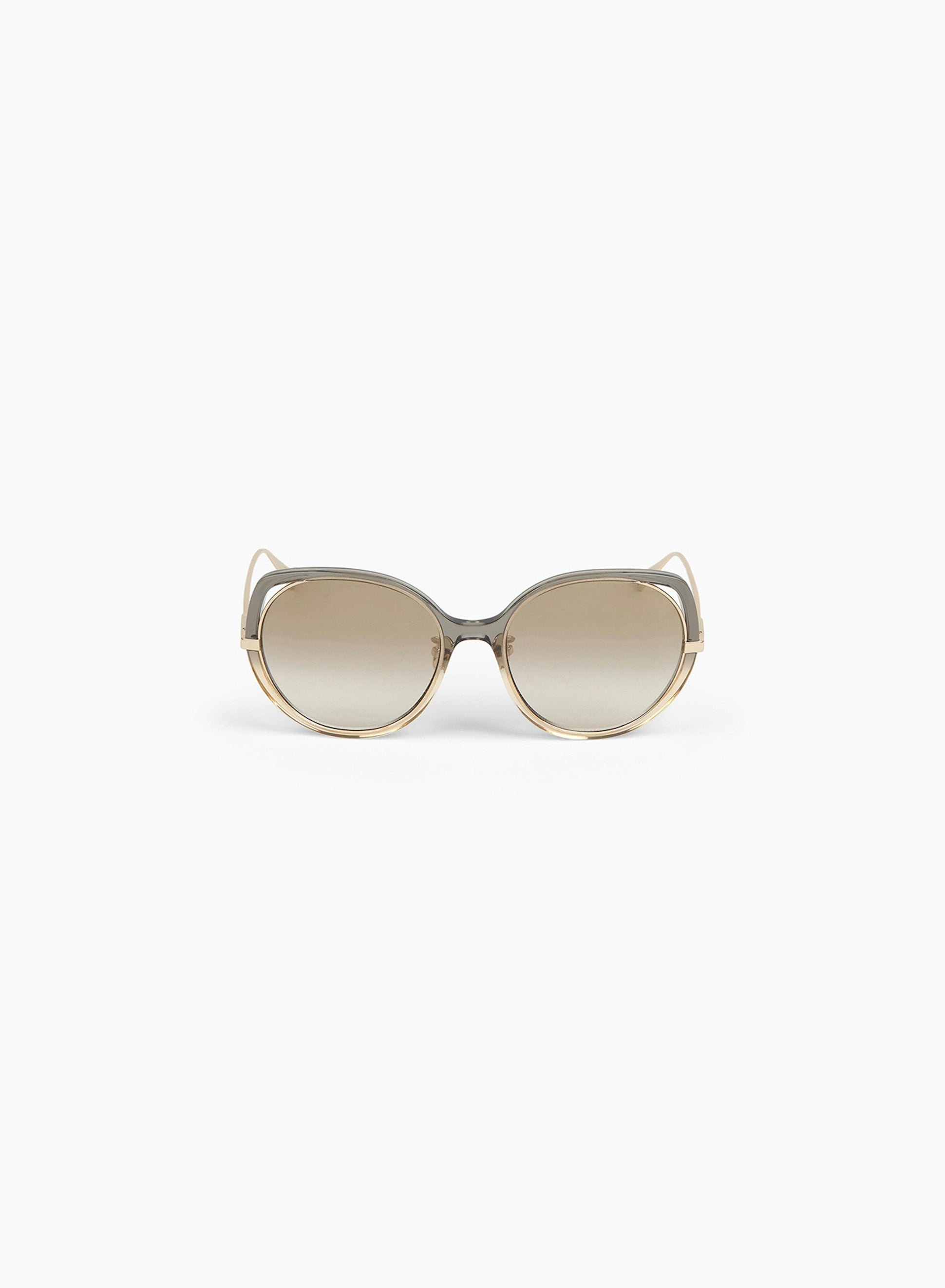 Butterfly Sunglasses in Metal Grey Grad Yellow - Nina Ricci 