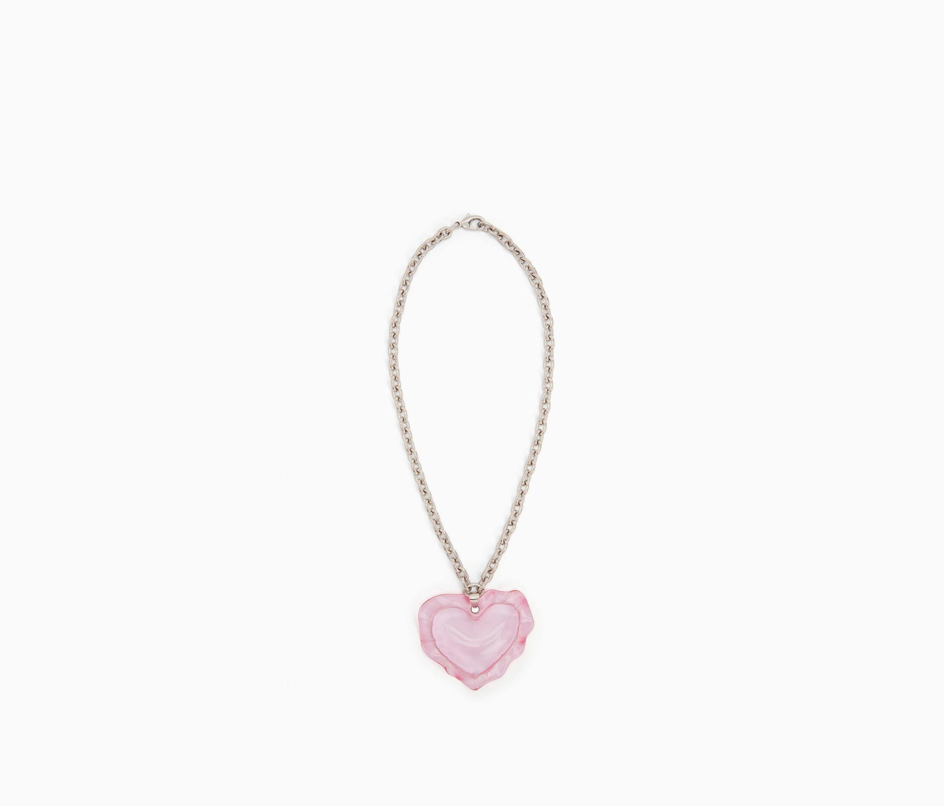 CUSHION HEART NECKLACE TU