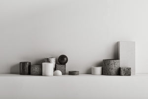 Marmori-purkki 12cm harmaanvihreä | Anno Collection