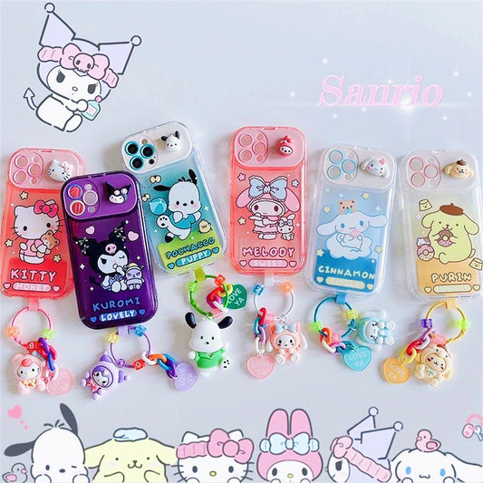 Sanrio Leatherette Phone Case with Beads Bracelet – GoodChoyice