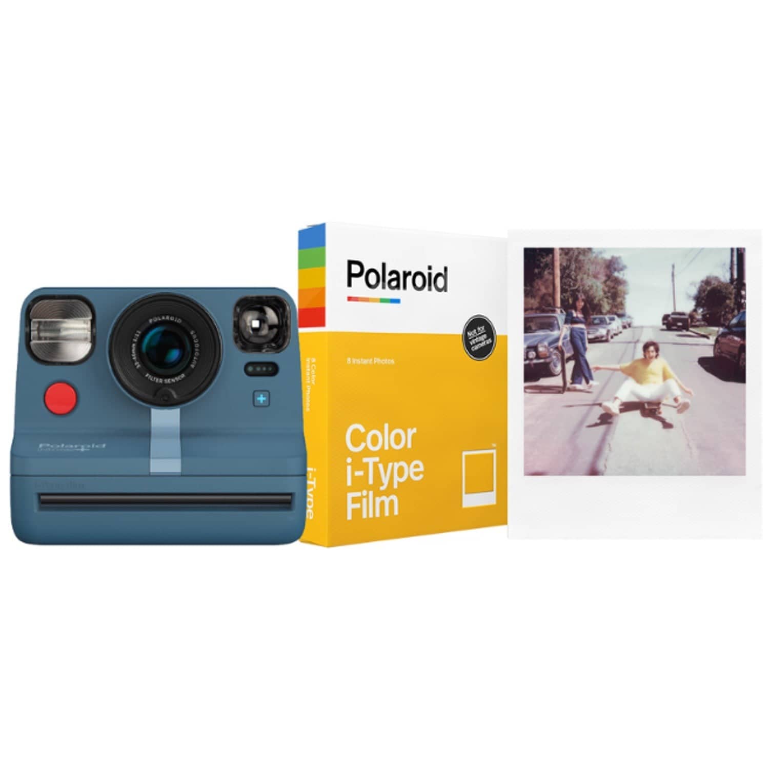 verschil Vrijgevig Tram Polaroid Now Plus Instant Camera Bundle With 8pcs Films