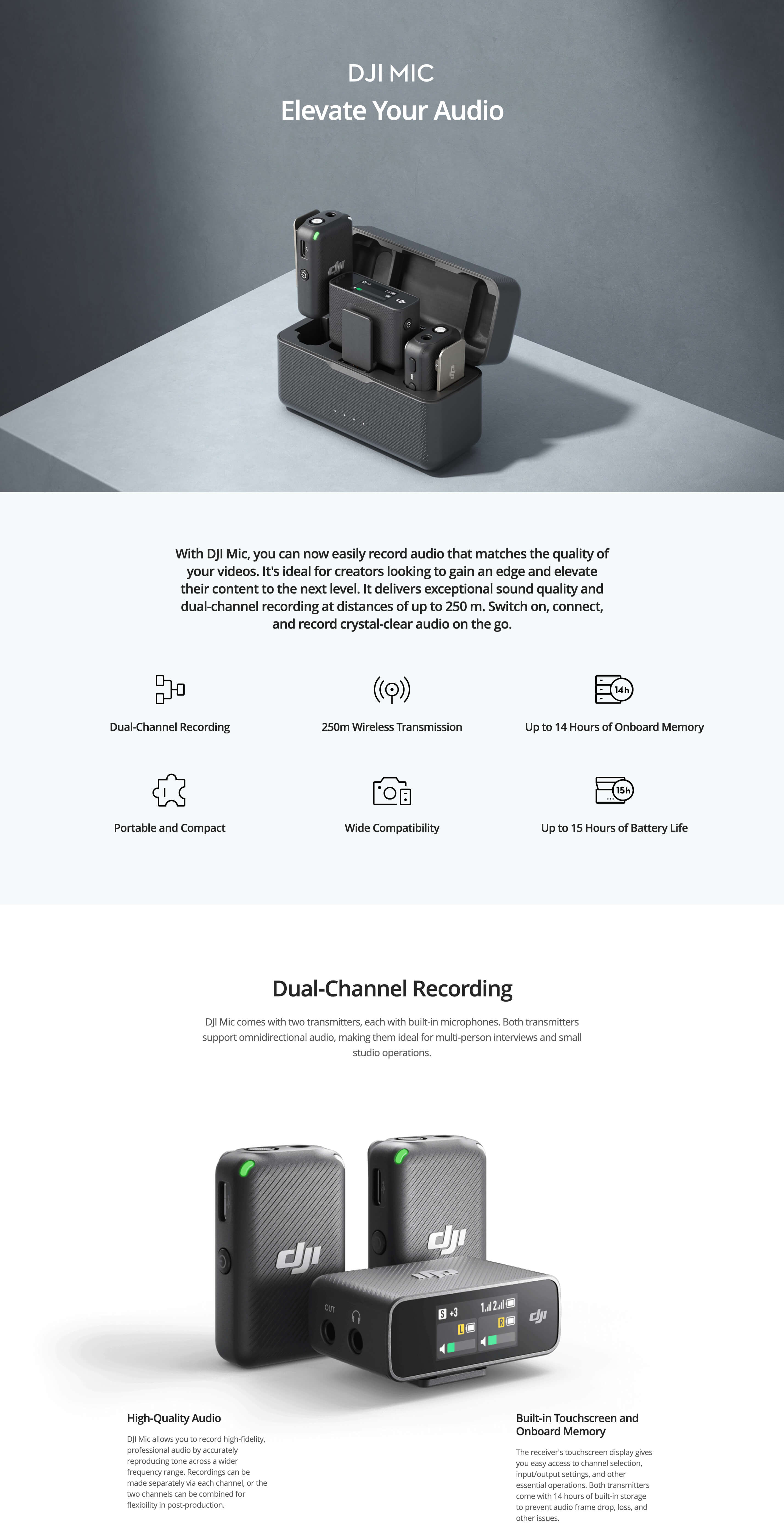 DJI Mic now Finally Released – Dual Wireless Audio System in a