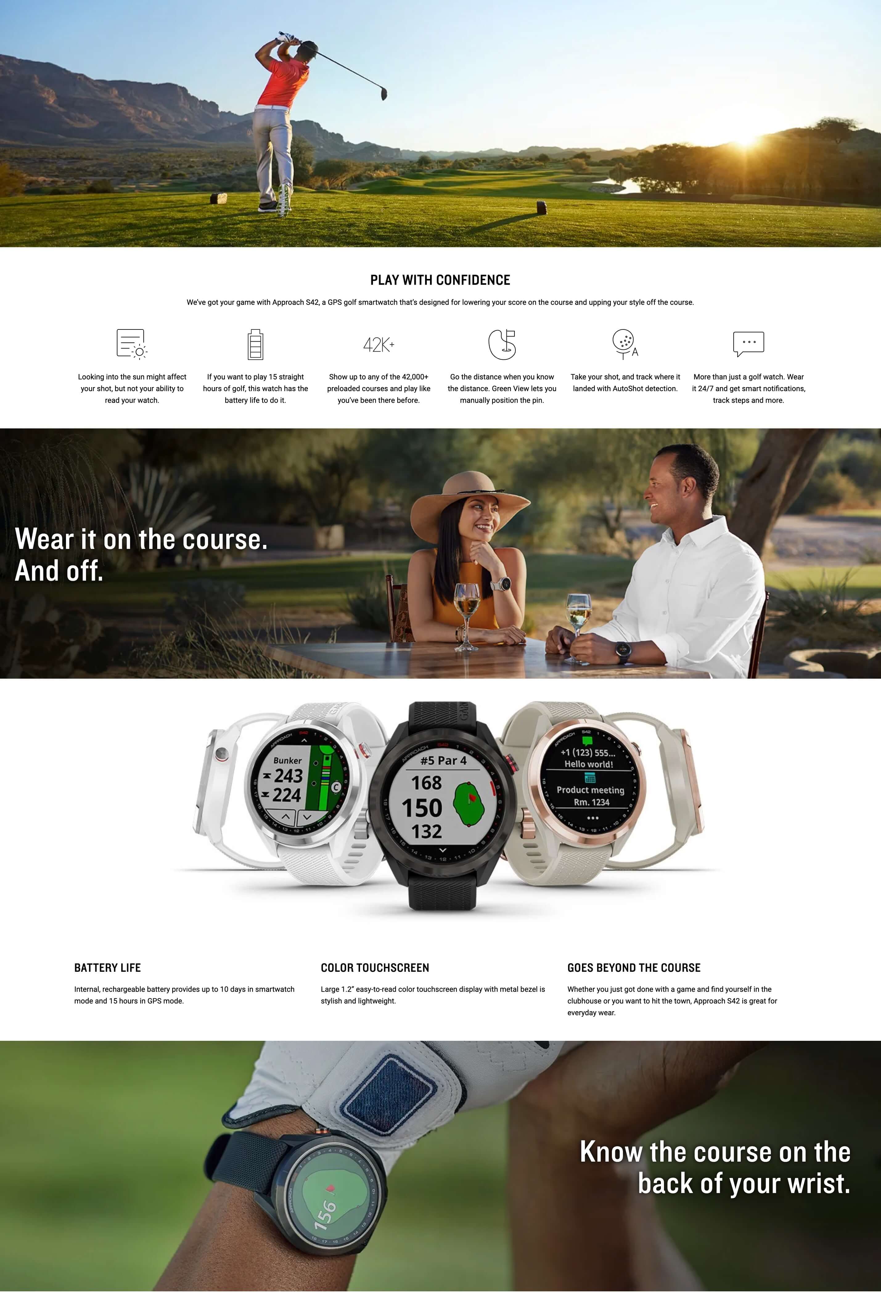 Relógio Smartwatch Garmin Approach S70