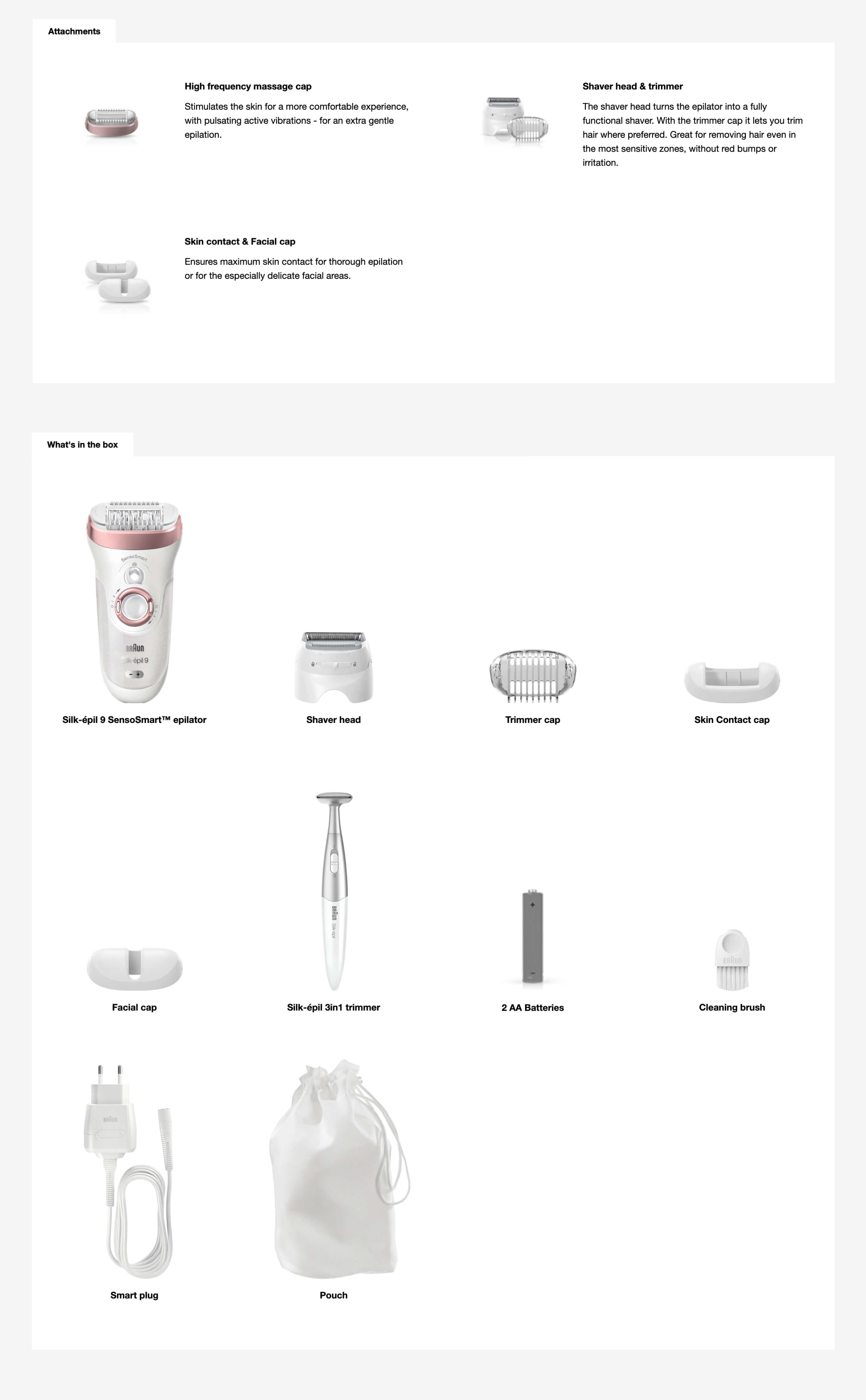 Braun Silk-Epil 9 SensoSmart 9890 Wet & Dry Epilator