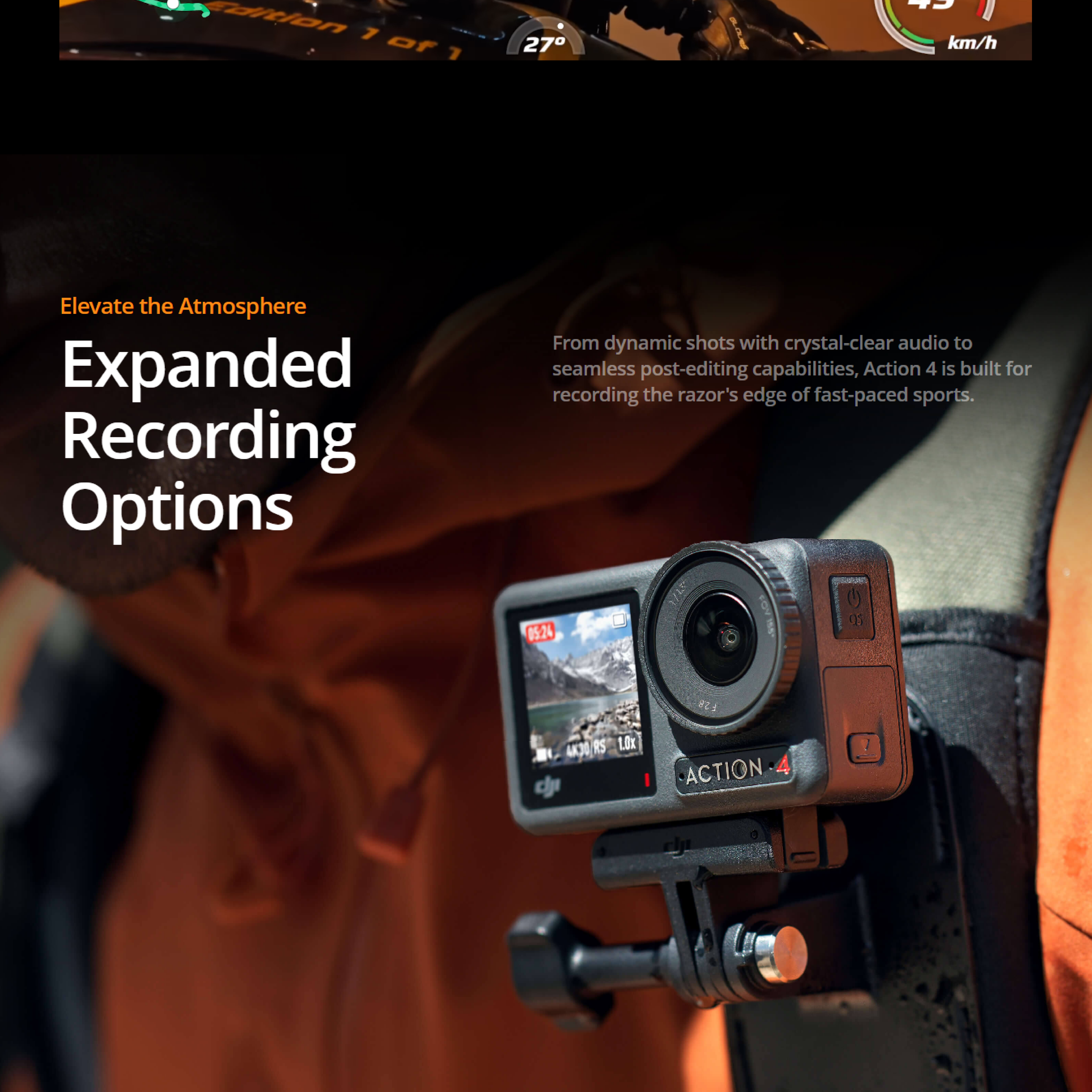 DJI Osmo Action 4 Adventure Combo with Free Sandisk Extreme MicroSD 64