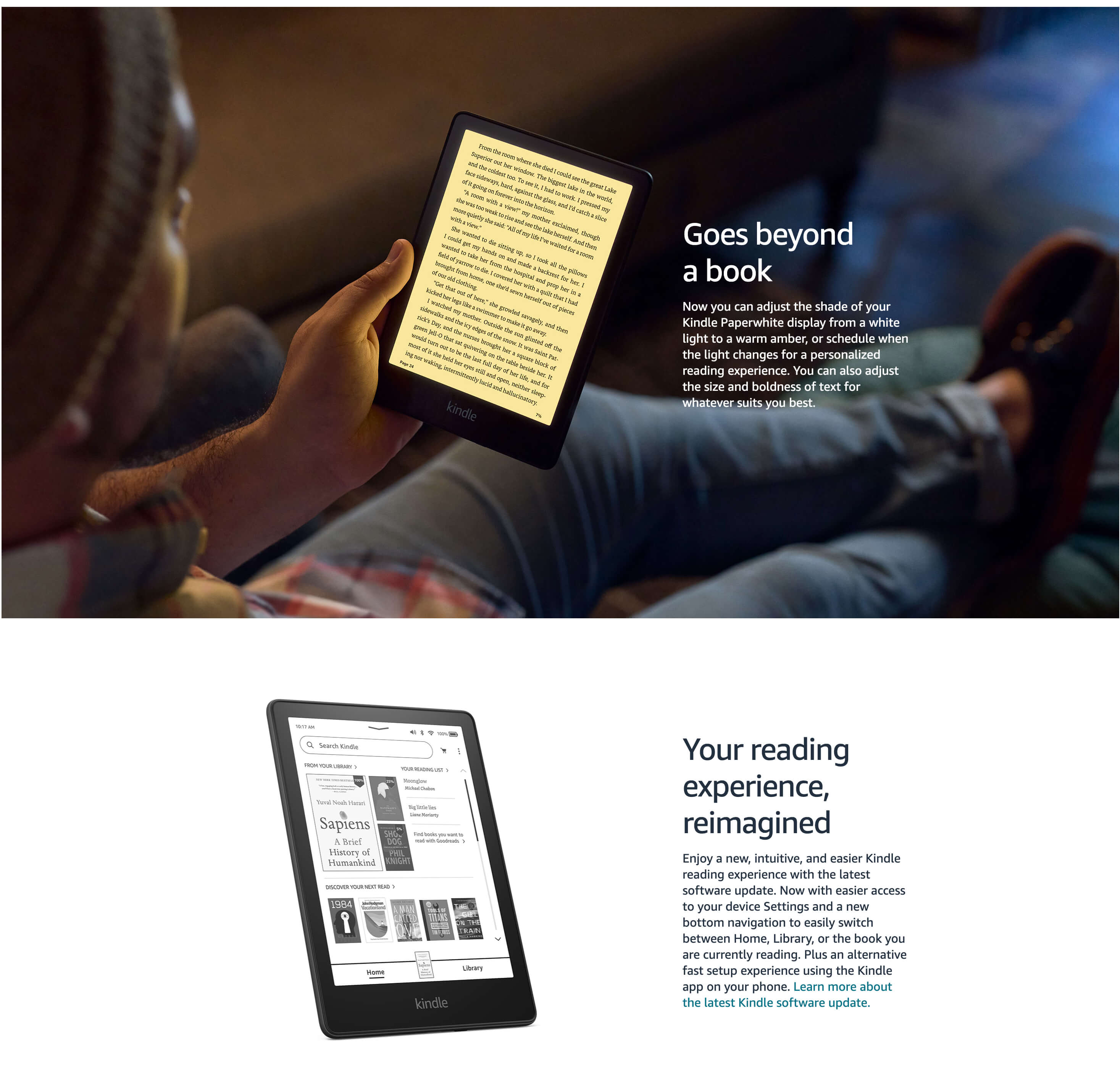 Ebook Reader Kindle Paperwhite 11va Gen 6,8puLG 8gb Sumergib
