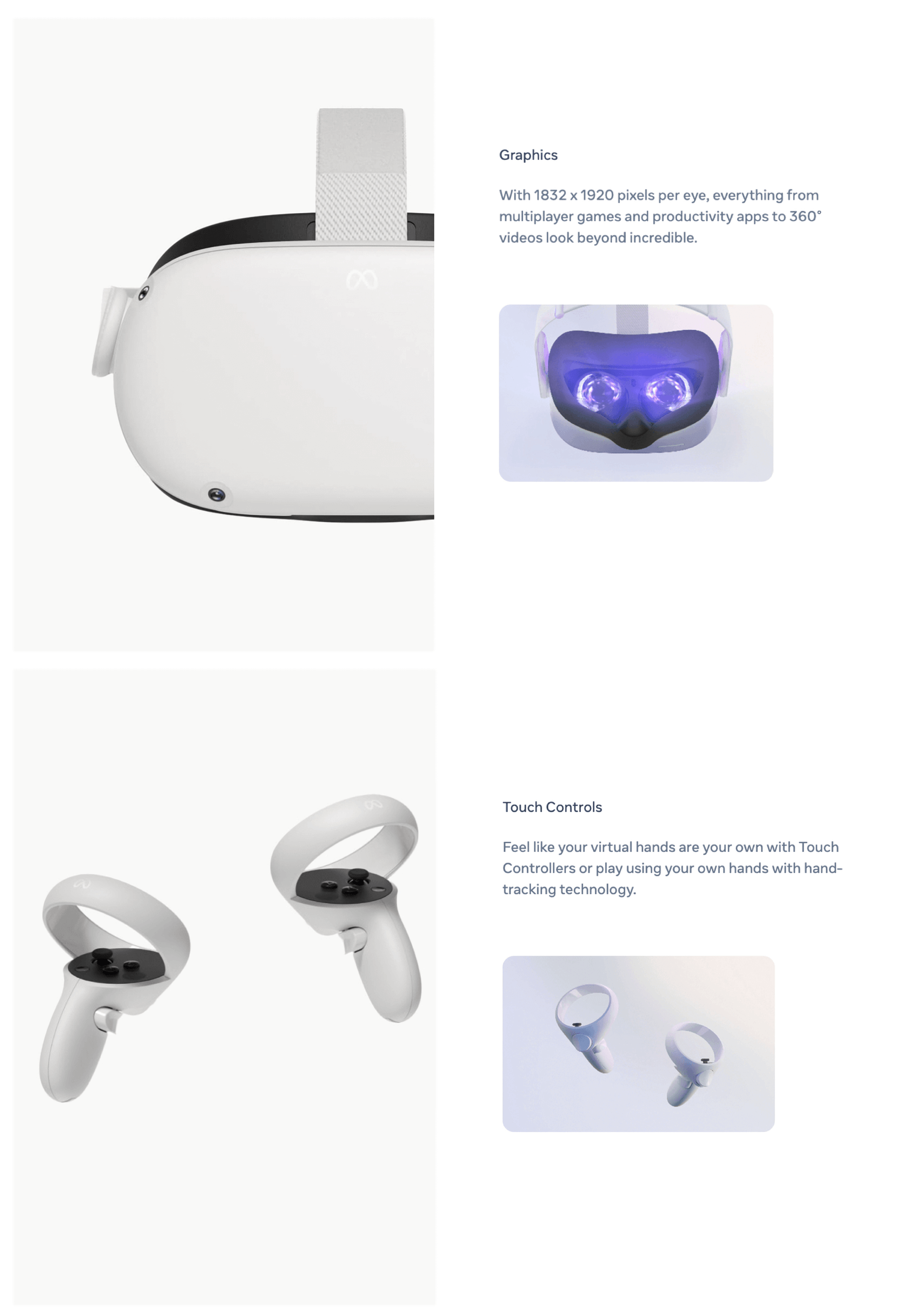 Meta / Oculus Quest 2 Advanced All-In-One Virtual Reality Headset