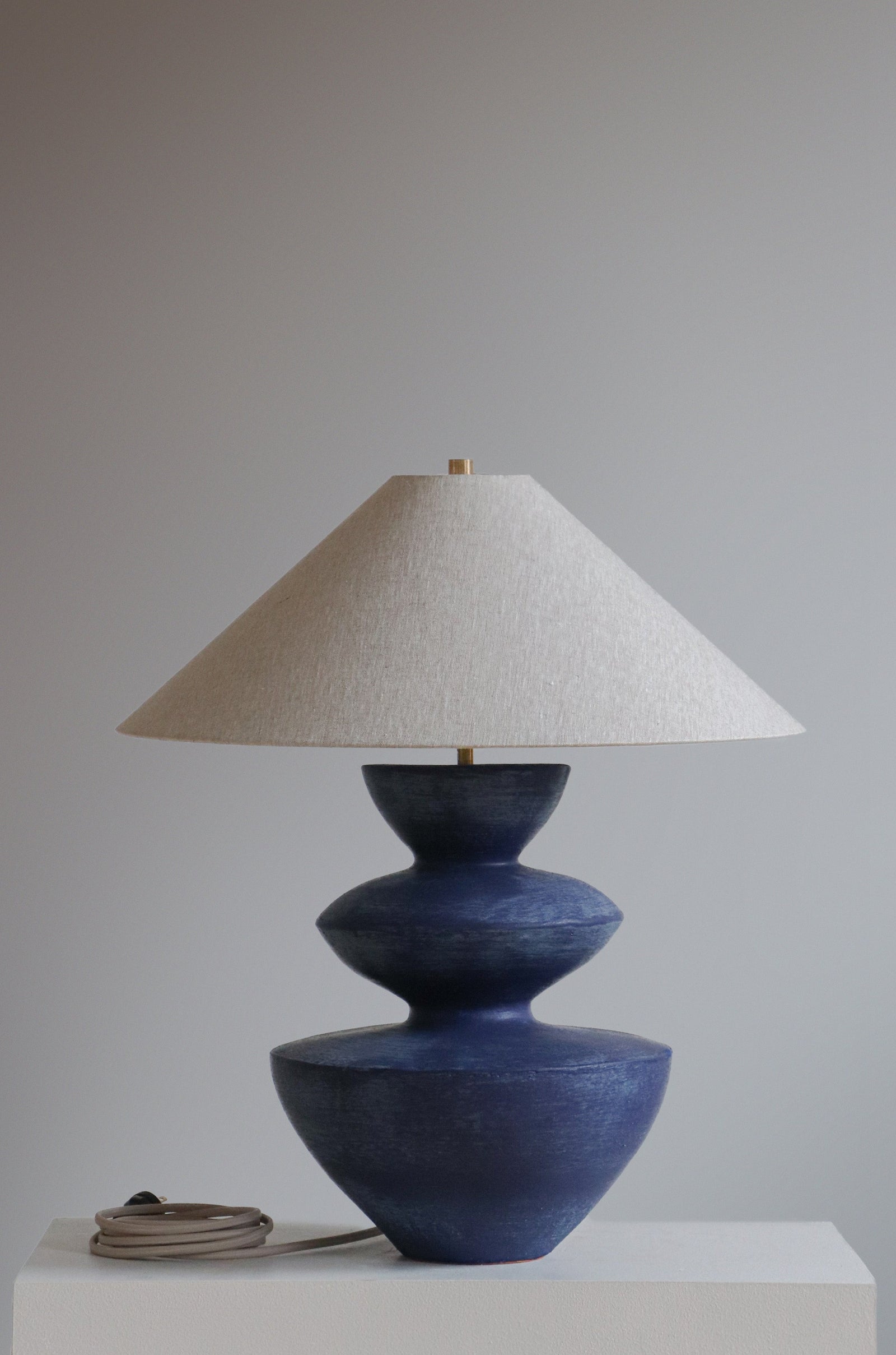 Janus Lamp in Lapis