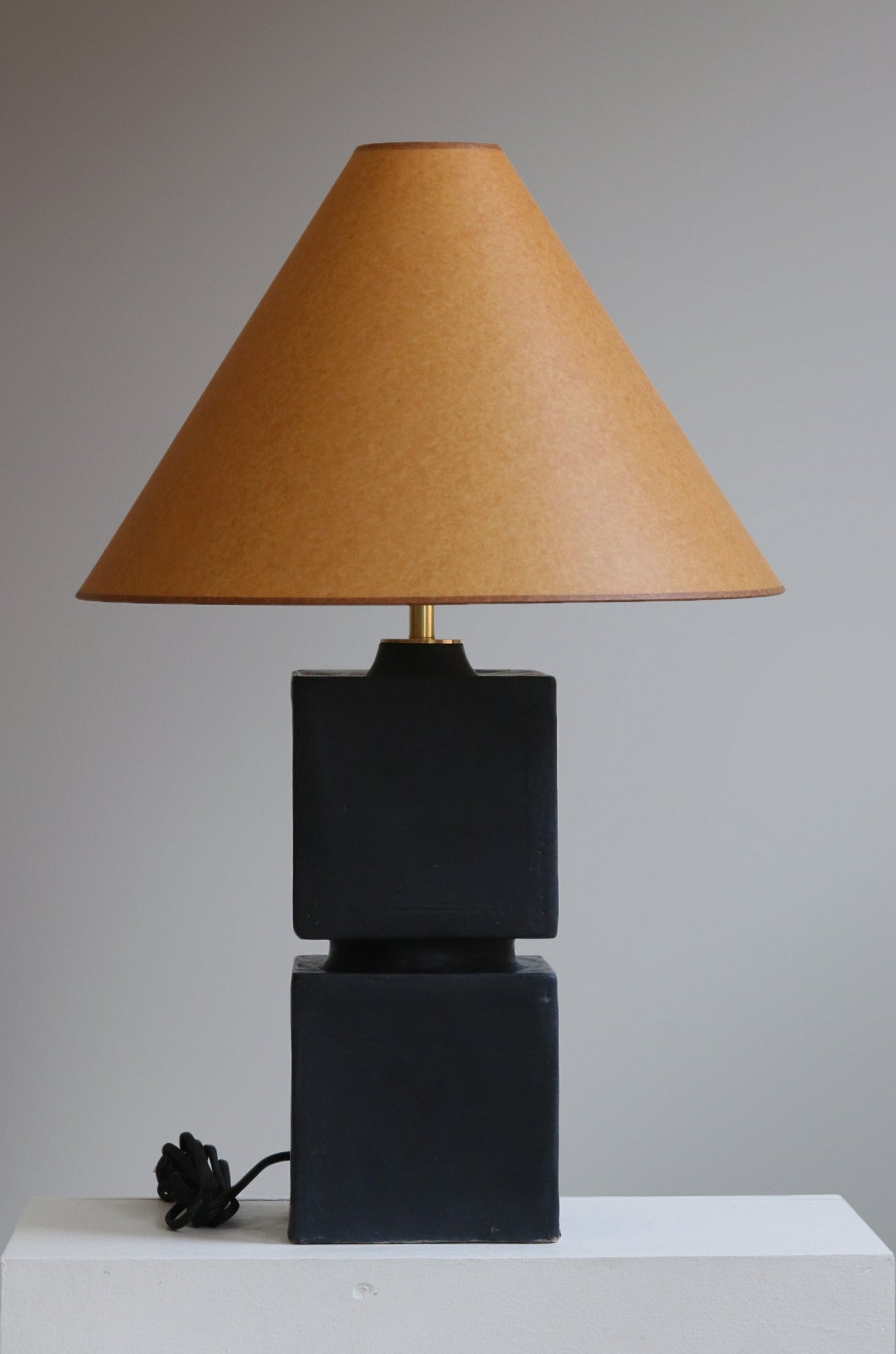 Talis in Anthracite with Wax Paper Shade