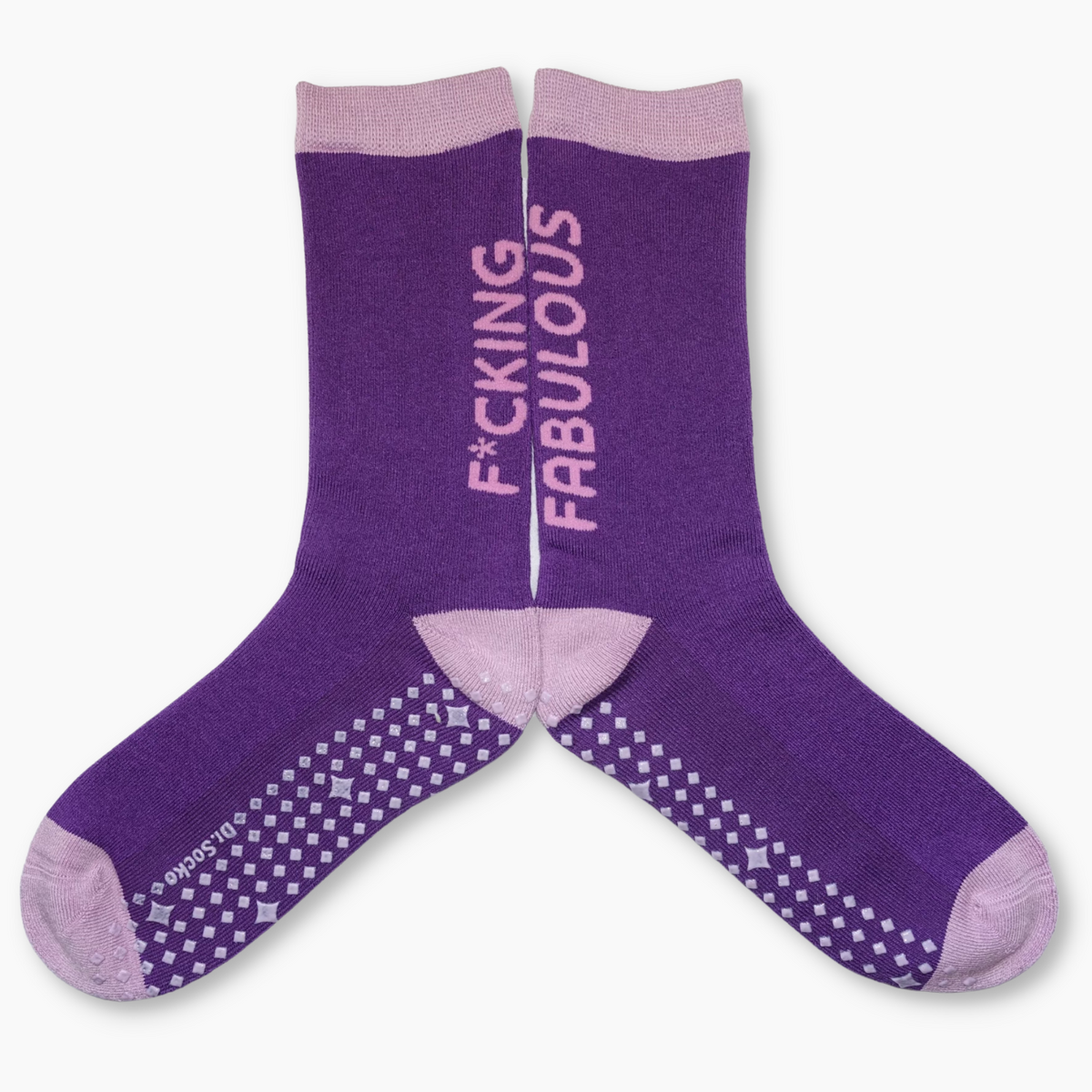 F*CKING FABULOUS Grip Sock Gift Non Skid | Non Slip - Hospital Socks ...