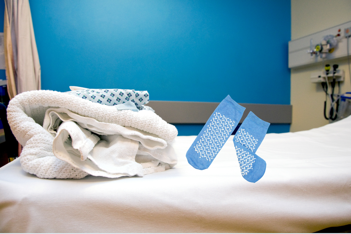 Why Do Hospital Socks Have Grips on Both Sides? – Dr. Socko