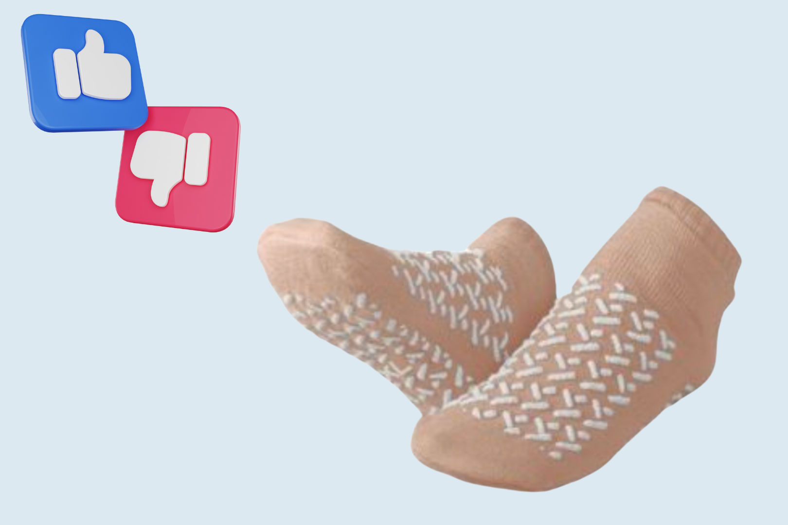 Why Do Hospital Socks Have Grips on Both Sides? – Dr. Socko