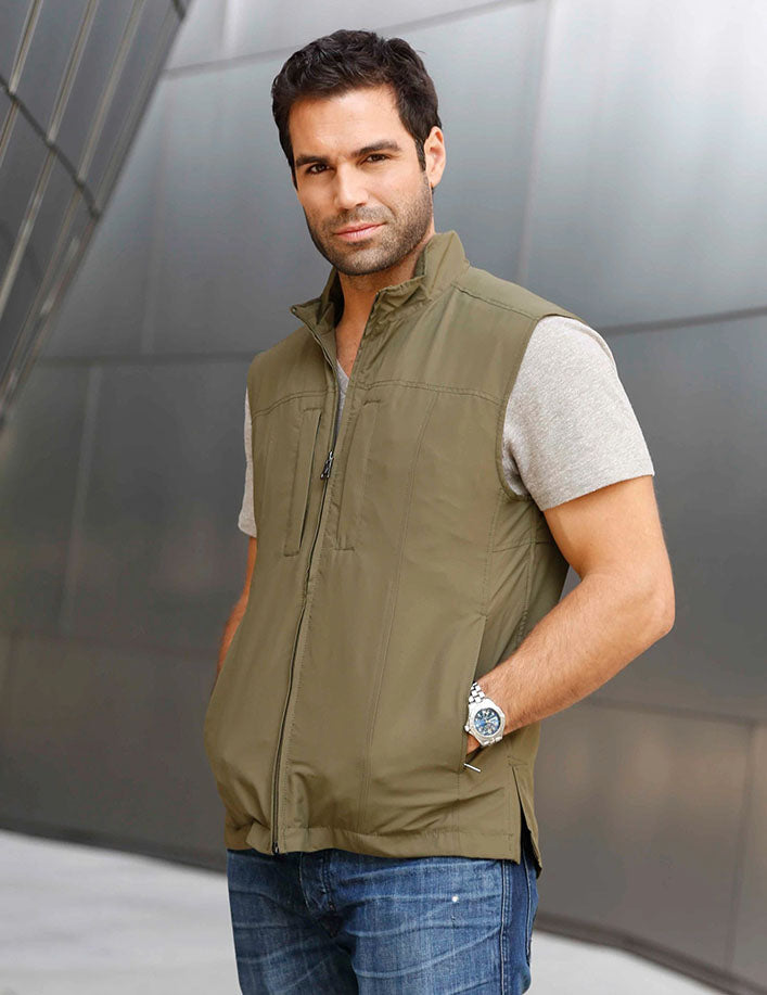 RFID Travel Vest for Men - Olive / XXL