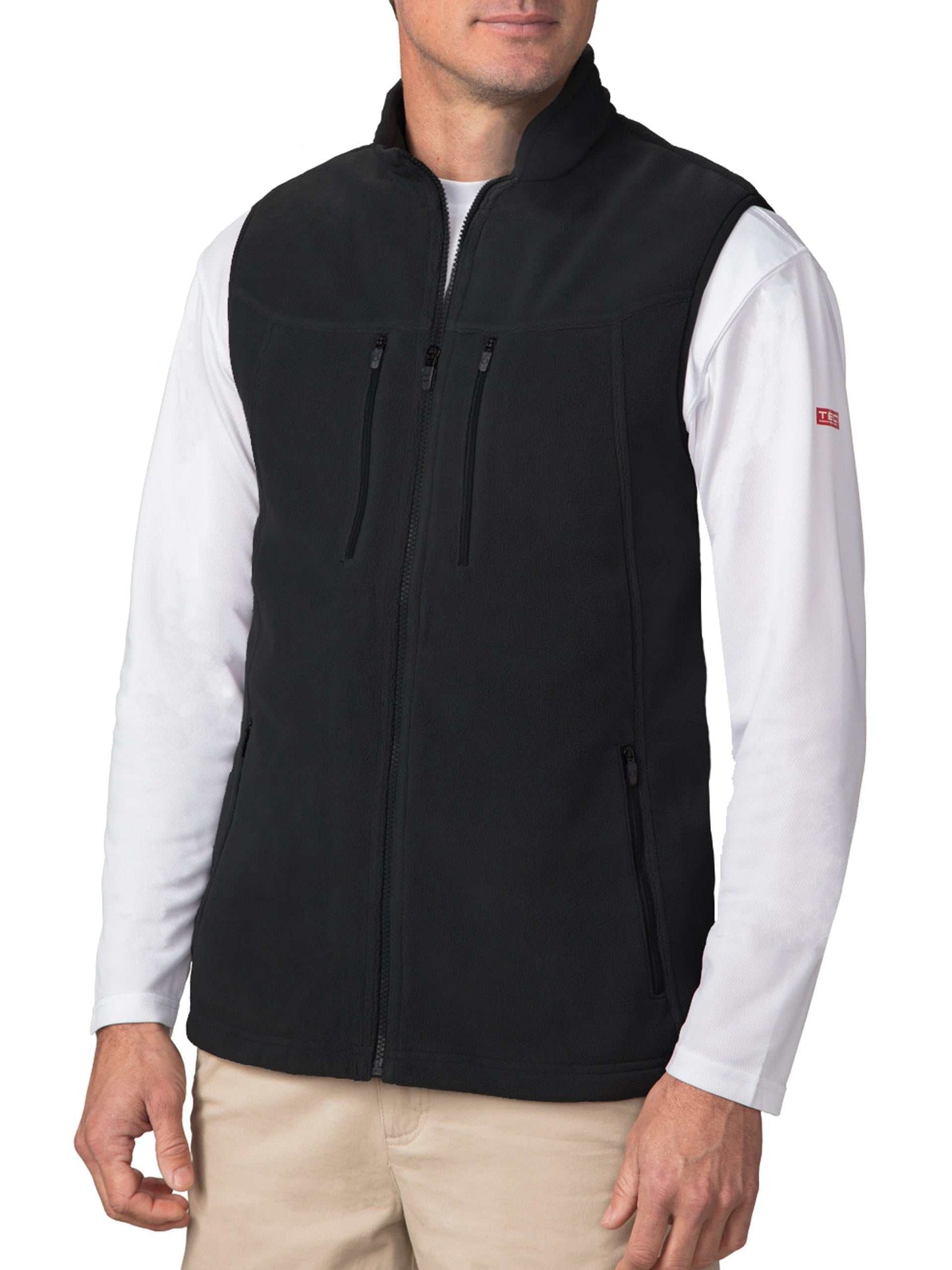 mens fleece vest with pockets