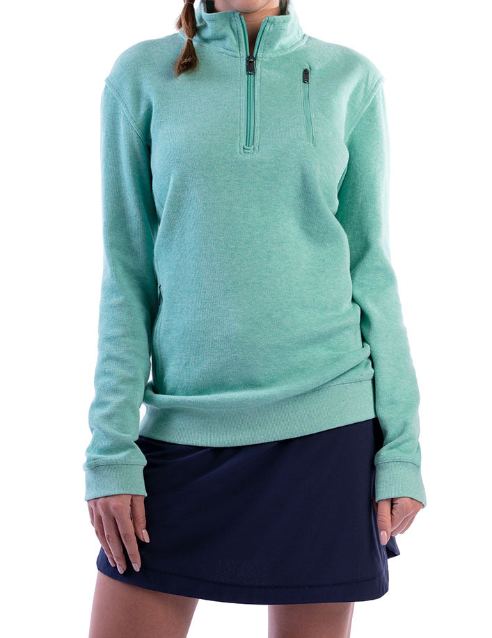The Weekender Pullover-Women's - ALL SALES FINAL - Mint / S