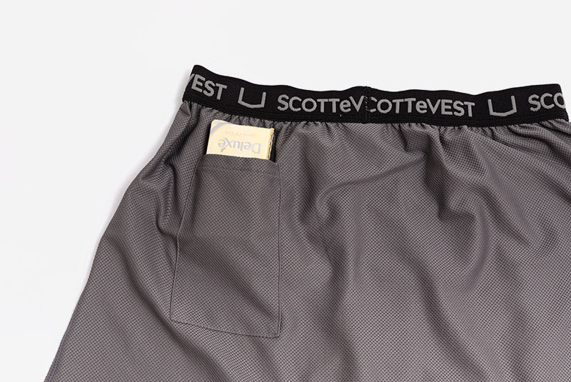 Men's Travel Boxers with Hidden Pockets