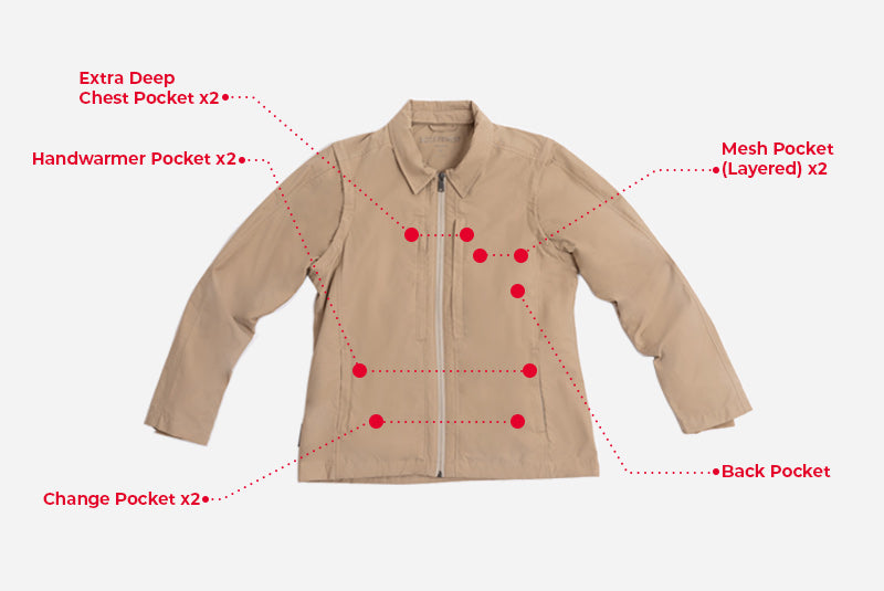 Essential 2.0 Women's Travel Jacket with Hidden Pockets