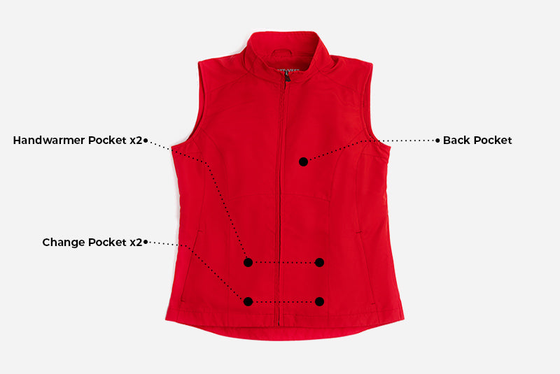 pockets travel vest womens