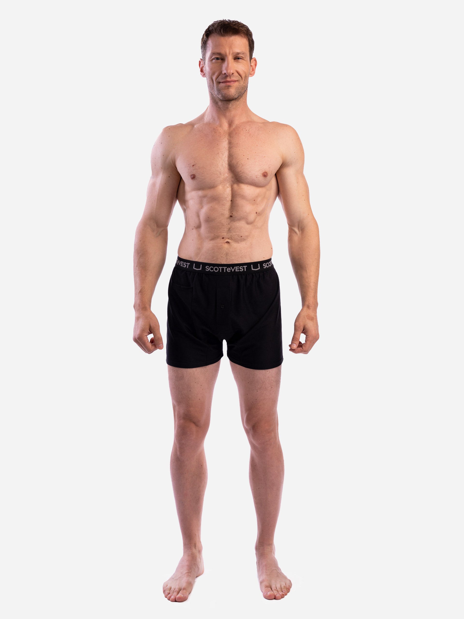 Men's Travel Boxers with Hidden Pockets | SCOTTeVEST