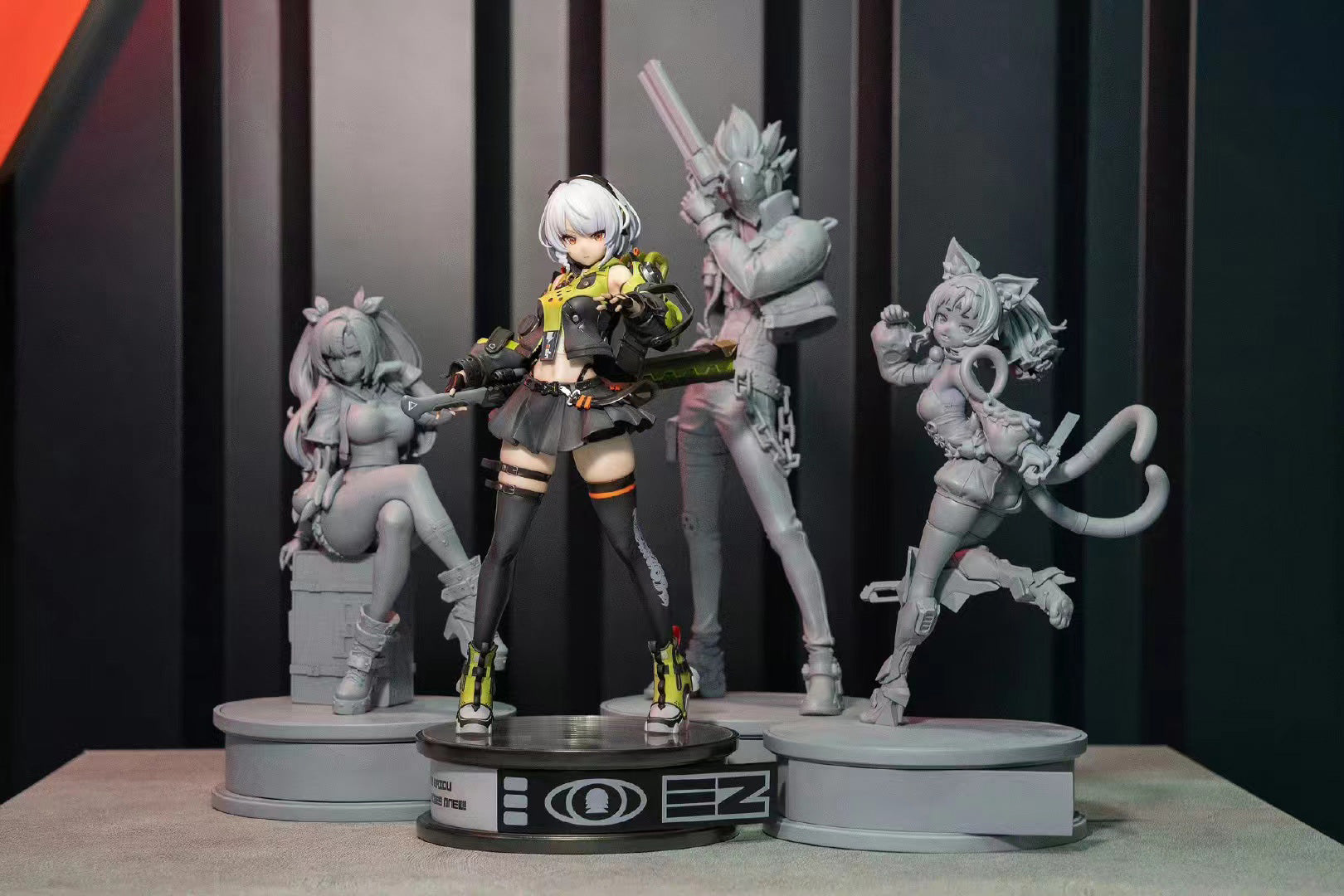 Nicole, Billy, Anby, Nekomata Figure Model