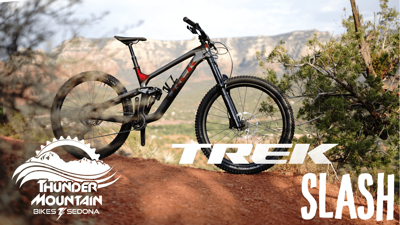 2021 Trek Slash 9.8 thunder mountain bikes full bike image