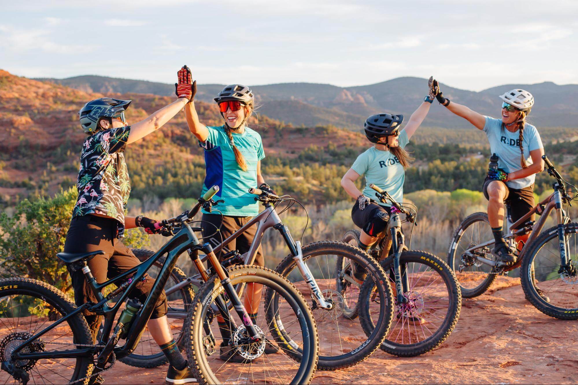 great ride with group mtb lessons in sedona arizona