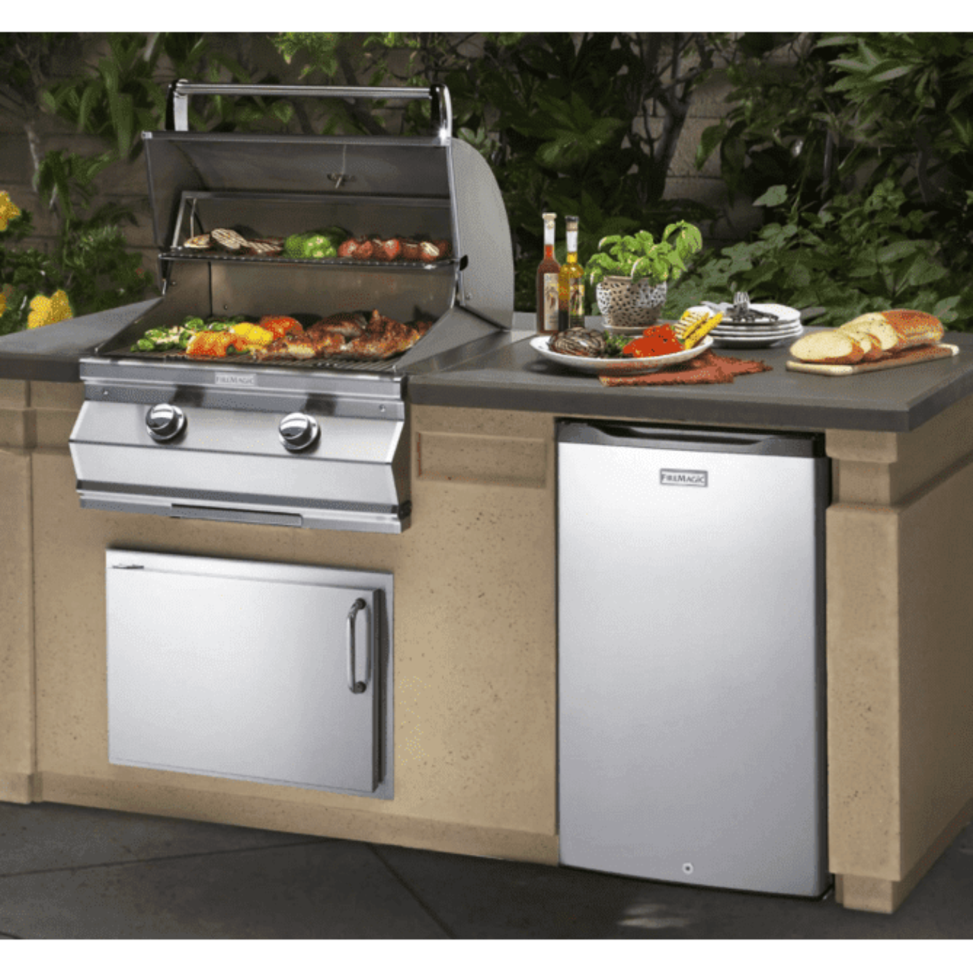 Fire Magic Choice C430I 24-Inch Built-In Natural Gas Grill With Analog Thermometer - C430I-RT1N