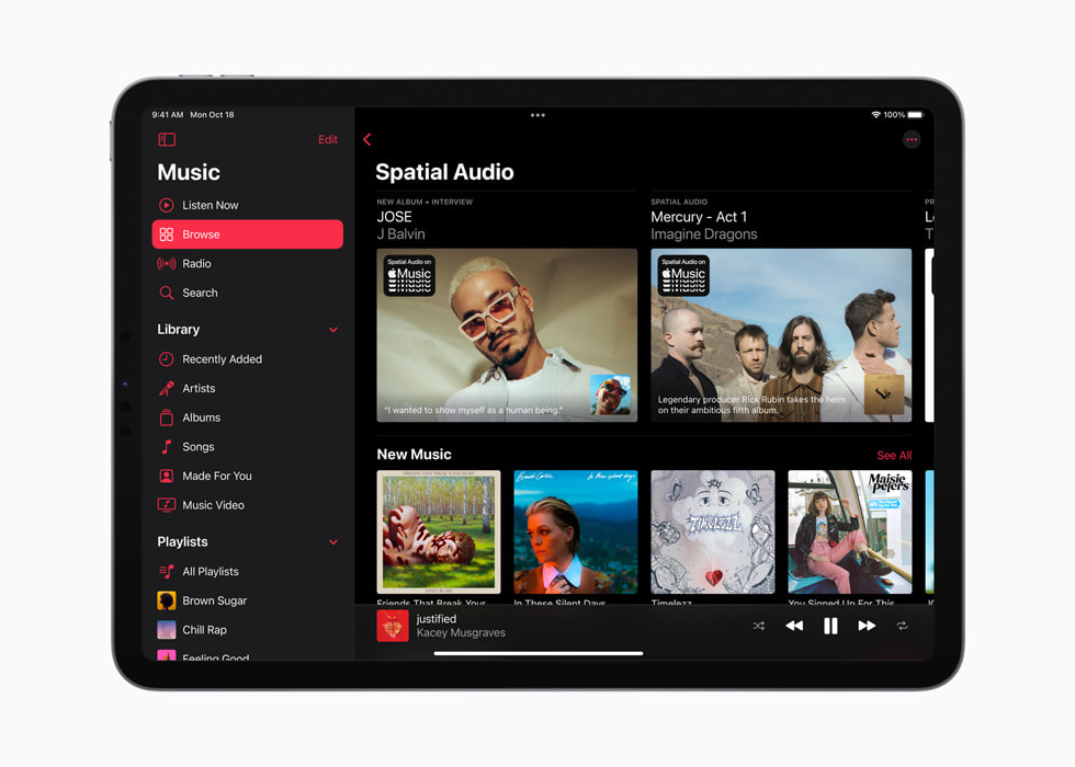 Escucha miles de canciones con Dolby Atmos en Apple Music