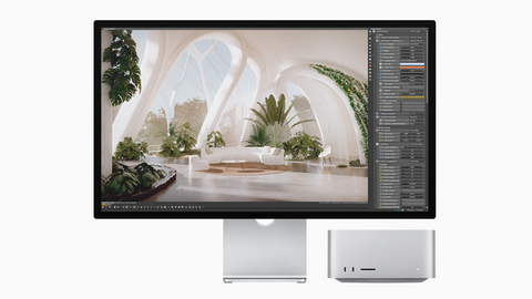 Artistas 3D usan Studio Display y Mac Studio con M2 Max y M2 Ultra para renderizar