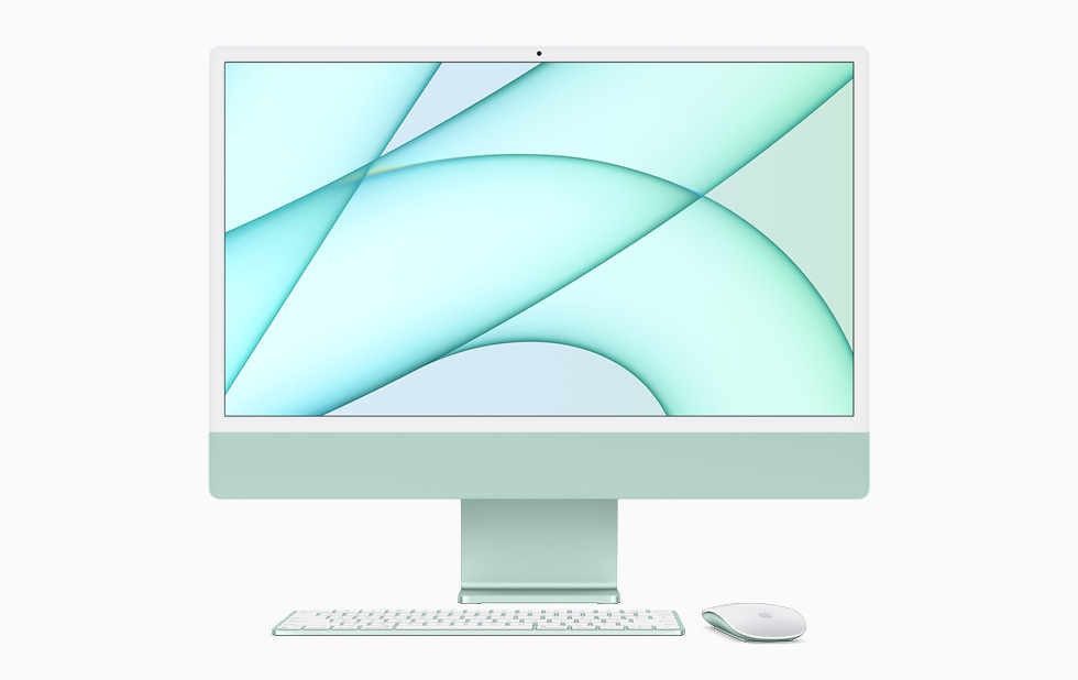 Mac integrado con Magic Keyboard y Magic Mouse
