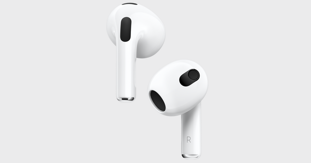 AirPods de 3ª generación compatibles con estuche de carga Lightning o MagSafe