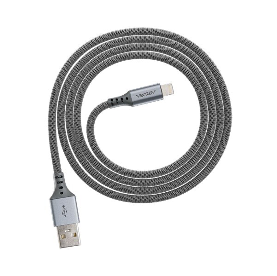 Cable Plano Ventev USB A a USB C 1m - Blanco