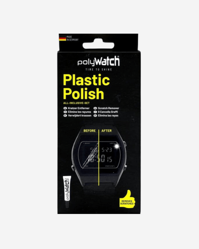 How to remove scratches from a watch face. Polywatch review. Acrylic  crystal scratch remover. 