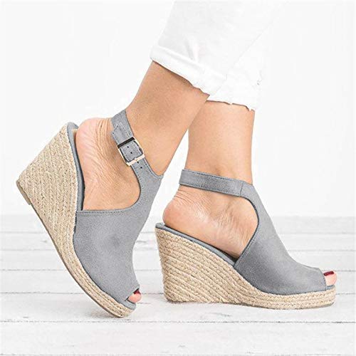 wide width closed toe wedges