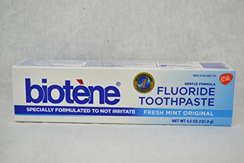 biotene fluoride toothpaste ingredients