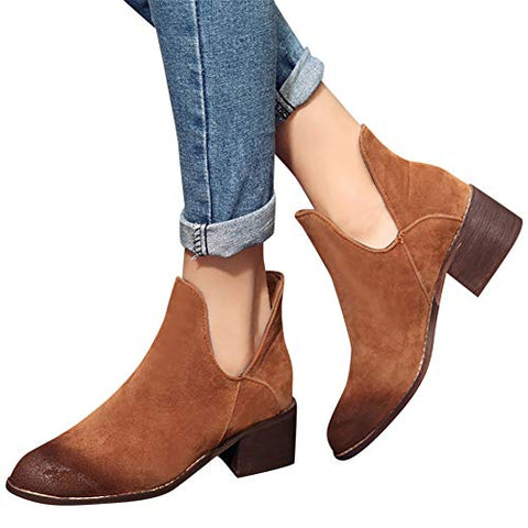 booties women low heel