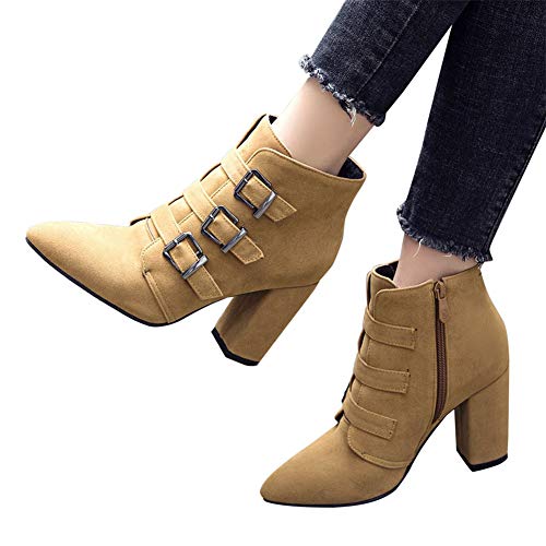 wide width tan booties